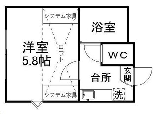 ベルシオン仙台第４の物件間取画像